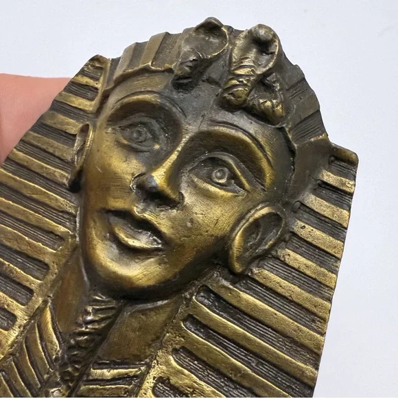 Vintage Instyle 1978 Mask of Tutankhamun King Tut Pharoah Belt Buckle